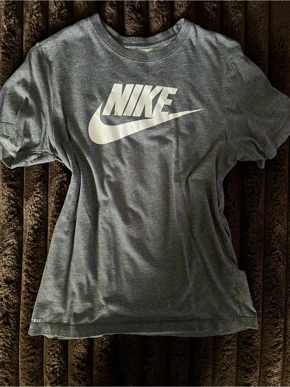 Nike Charcoal Gray Logo Tee